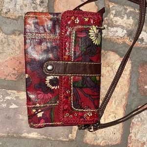 Sakroots crossbody wristlet/small purse/clutch